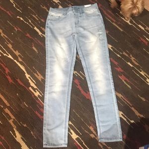 Justice mid rise jeggings